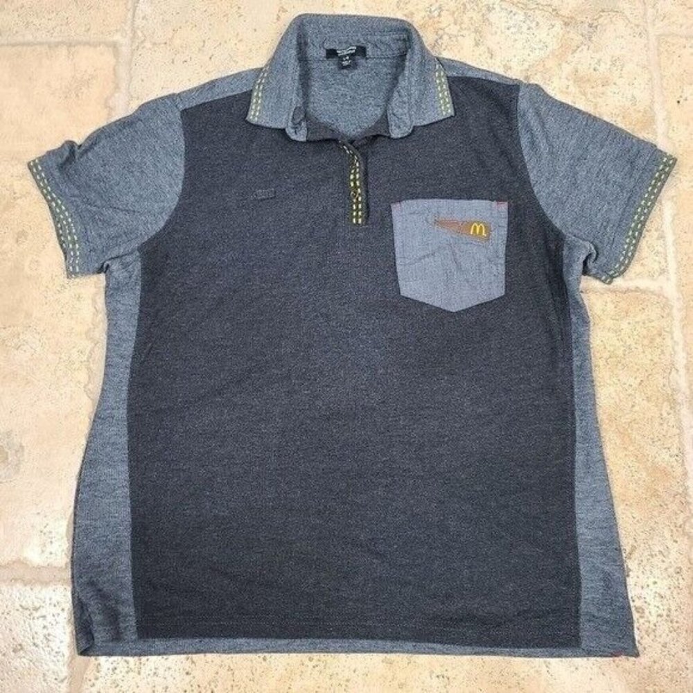 Timeless Elements for McDonald's Uniform Polo Shirt, Men's Large